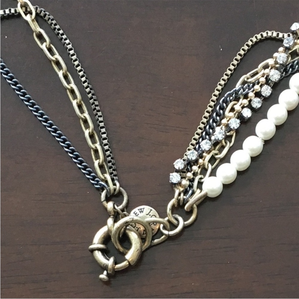 J Crew Multi strand layered necklace - Picture 4 of 4